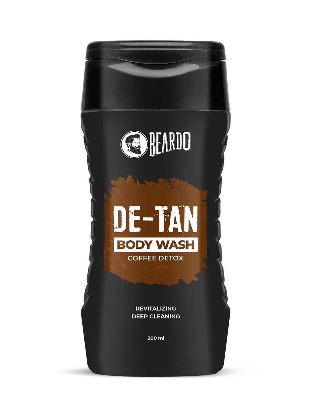 Beardo De-Tan Body Wash for Men, 200ml | Tan Removal and Caffeine Body Wash | Detan With Coffee & Aloe Extracts | For Body & Face | Refreshing Fragrance Bodywas