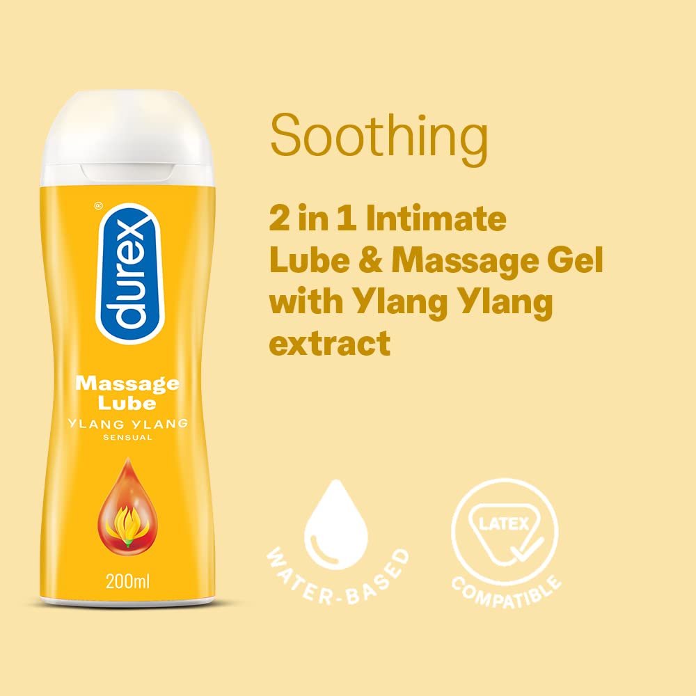 Durex Pleasure Pack (Durex Sensual 200ml, Extra Dots 10s)