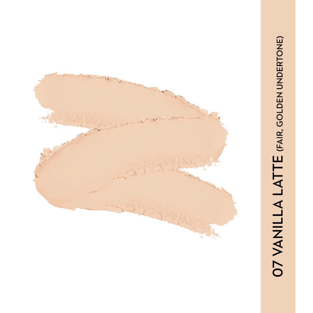 SUGAR Cosmetics Ace Of Face Foundation Stick with In-Built Brush | Full Coverage Cream Foundation for Indian Skin | Matte Finish | Lasts 24 Hours | 12gm - 07 Vanilla Latte