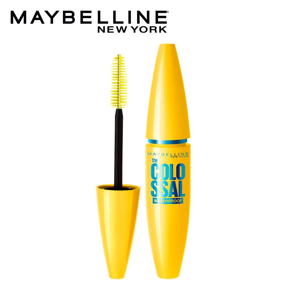 Maybelline New York Volume Express Colossal Masacara, Waterproof, Black, 10 Ml And Maybelline New York Colossal Bold Eyeliner, Black, 3G 2 Count (Pack of 1)