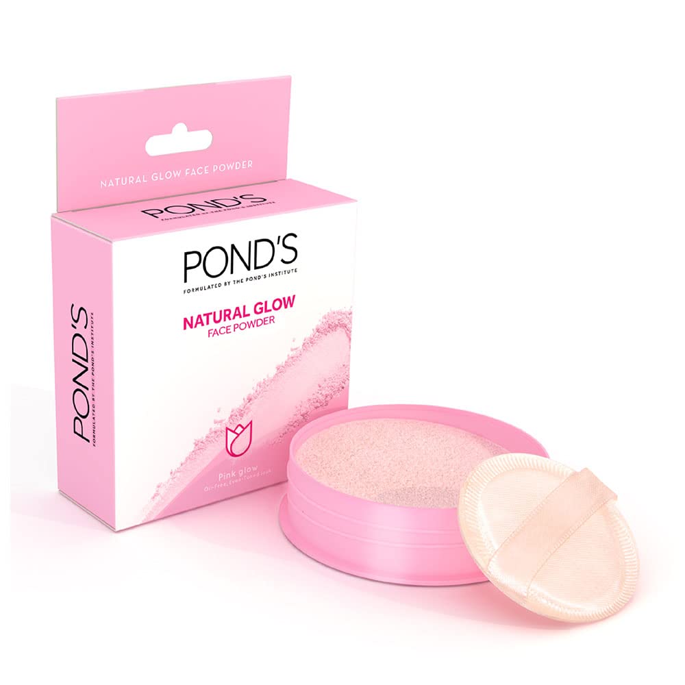 POND'S Natural Glow Face Powder|| Bb Glow - 30G + Natural Glow Face Powder|| All Skin Type Pink Glow - 30 Grams