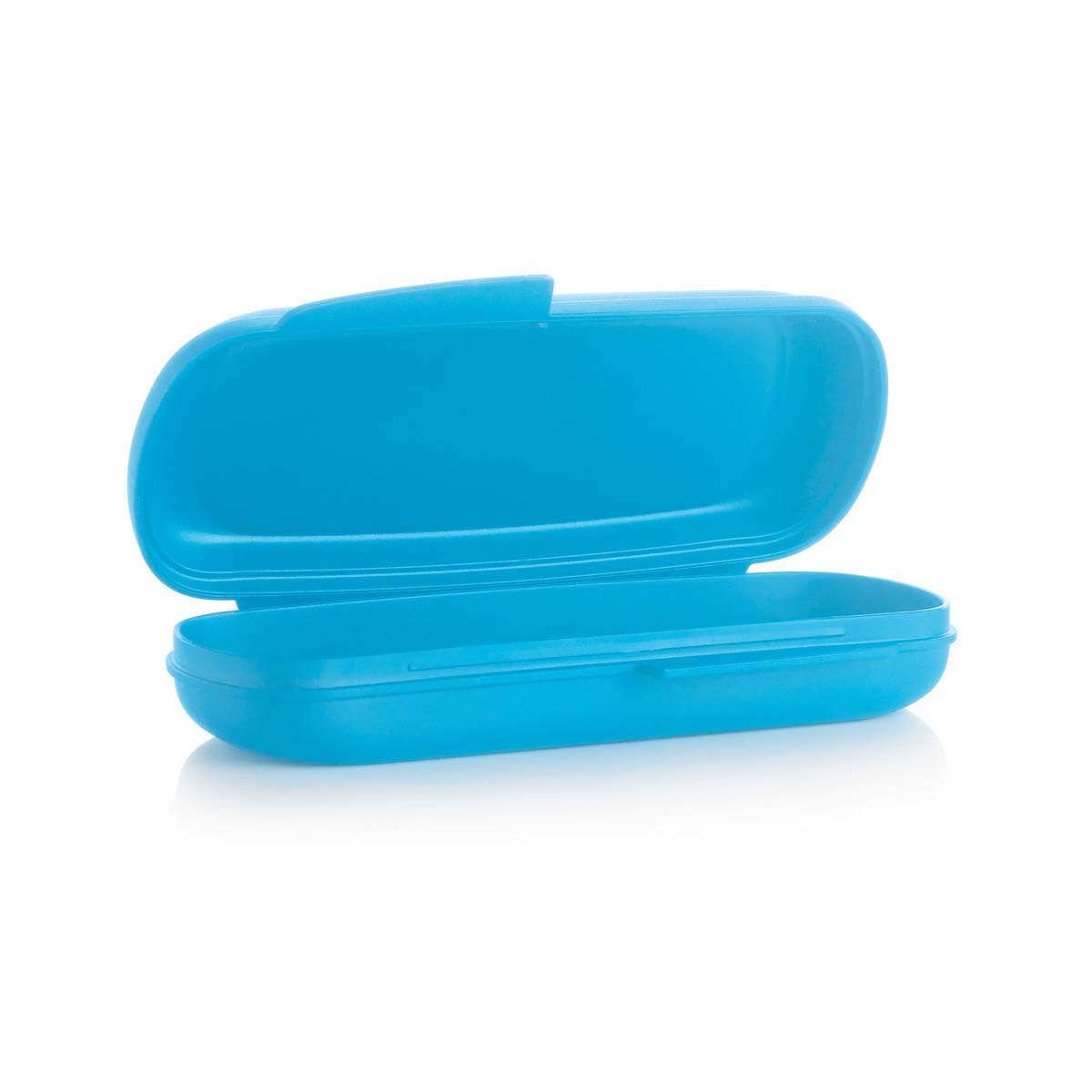 New Tupperware Tupperware T-Bar SnackBar Organizer Keeper Eyeglass Case (One piece) in Blue