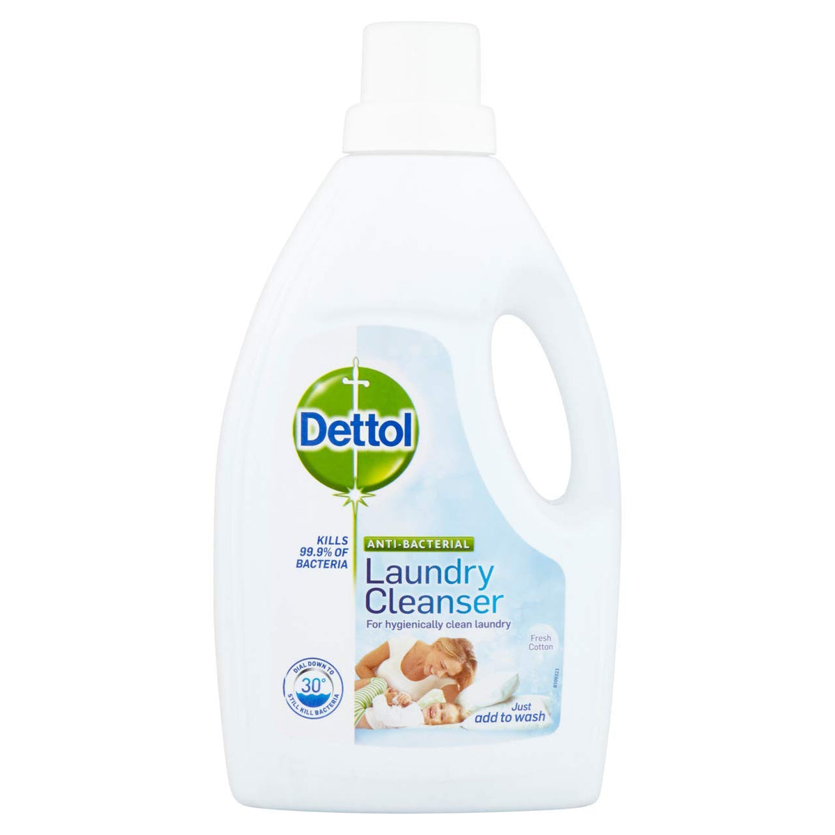Dettol Anti Bacterial Fresh Cotton Liquid Laundry Sanitiser Cleanser - 1.5 L Fresh 1.5 l (Pack of 1)