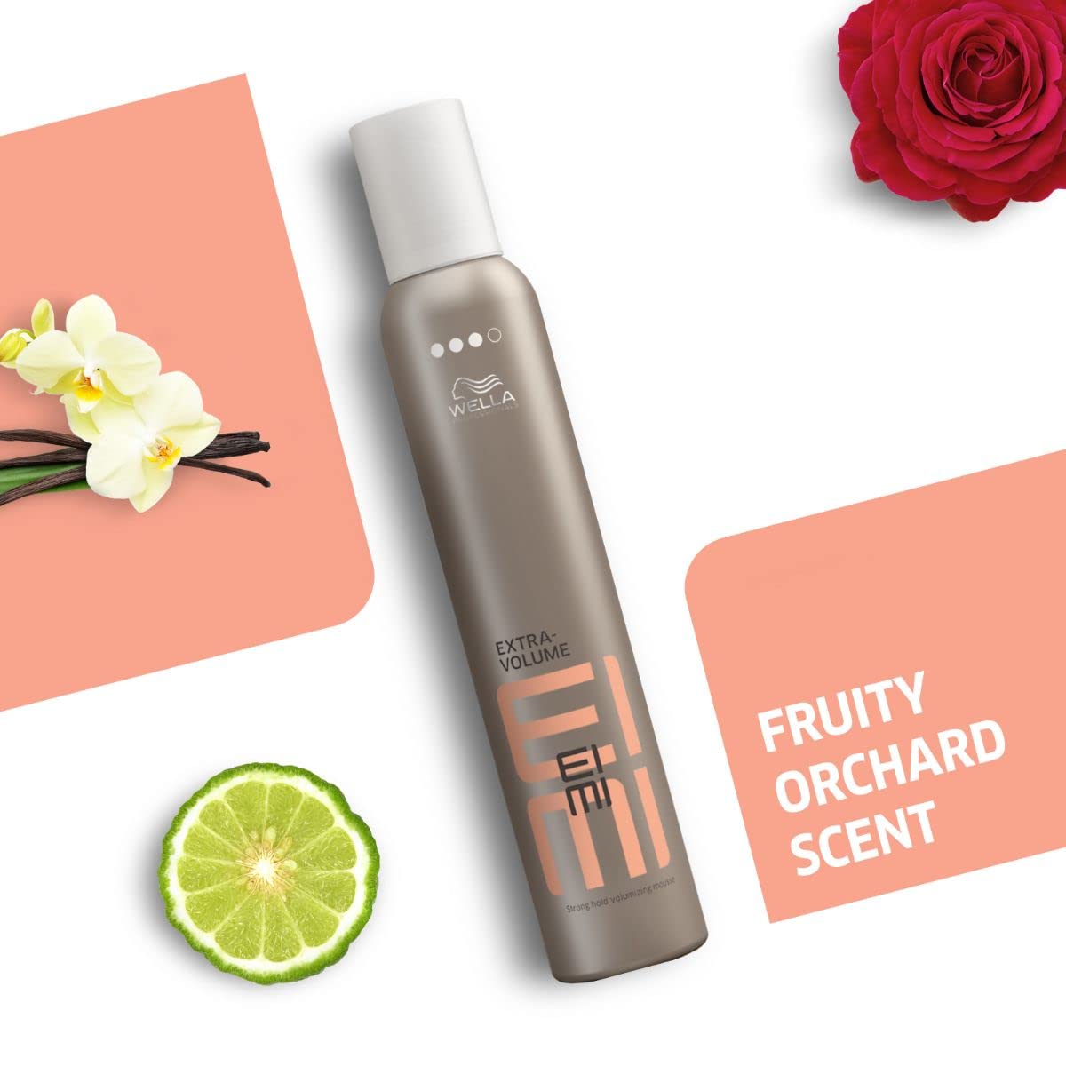 Wella Professionals - EIMI Extra Volume Strong Hold Volumizing Hair Spray Mousse | (300mL)