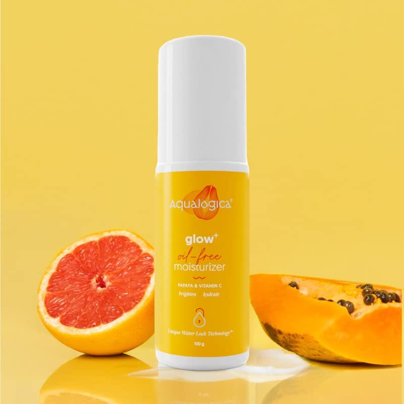 Aqualogica - Glow+ Oil Free Moisturizer, With Papaya And Vitamin C (100g)