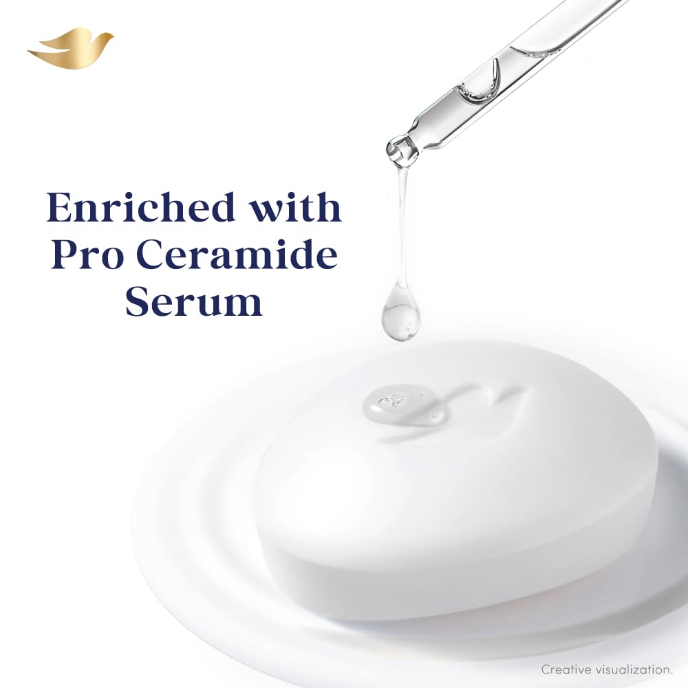 Dove Serum Bar | with Pro-Ceramide Serum | Sensitive Care | 375g (125g x 3) 125 g (Pack of 3)