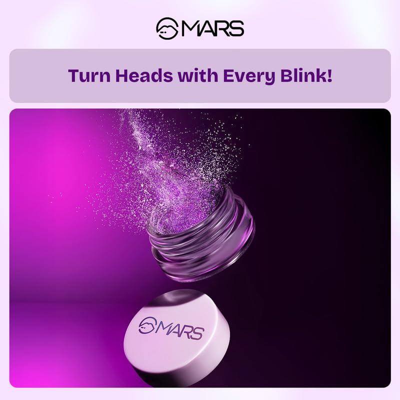 MARS Starlit Pot Eyeshadow (3.0gm) (SHADE-03) | Shimmer Finish | Duo-Chrome Hue Shine | Long-Lasting | Smooth Texture | Mess-Free Application | Travel-Friendly | Easy To Use