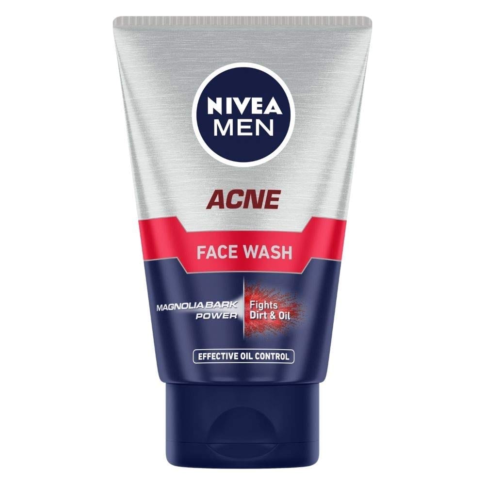 NIVEA Men Acne Face Wash for Oily & Acne Prone Skin - 100g