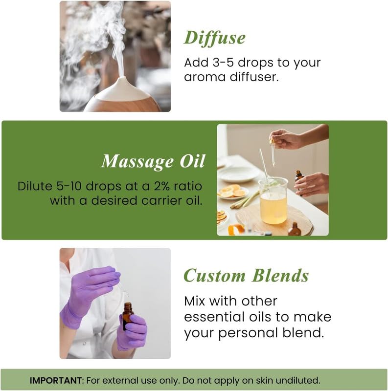 Essential Oil 100% Pure and Natural Therapeutic Grade Essential Oil for Hair Skin Care, Relief from Stress,Anxiety and Aromatherapy (Bitter Almond 50 ML) 50 ml