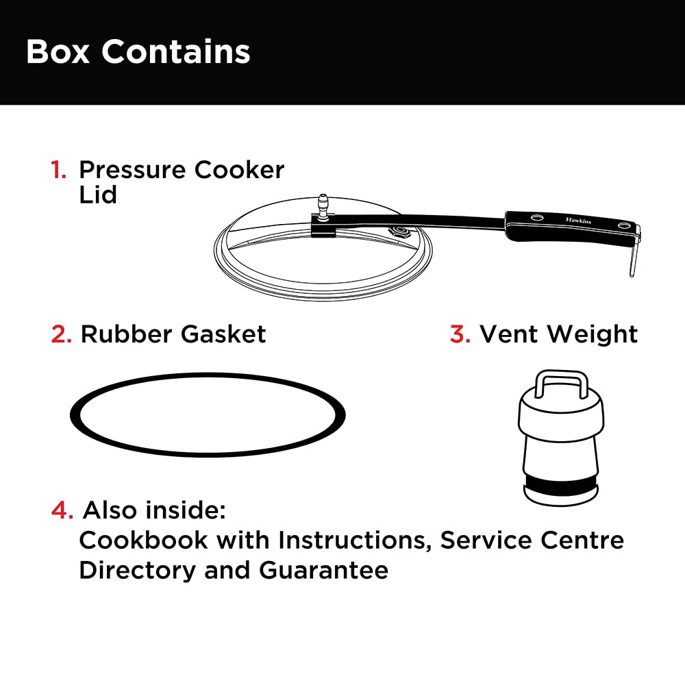 Hawkins 1.5 Litre Triply Stainless Steel Pressure Cooker, Inner Lid Induction Baby Cooker, Silver (HSST15) 1.5 Litres