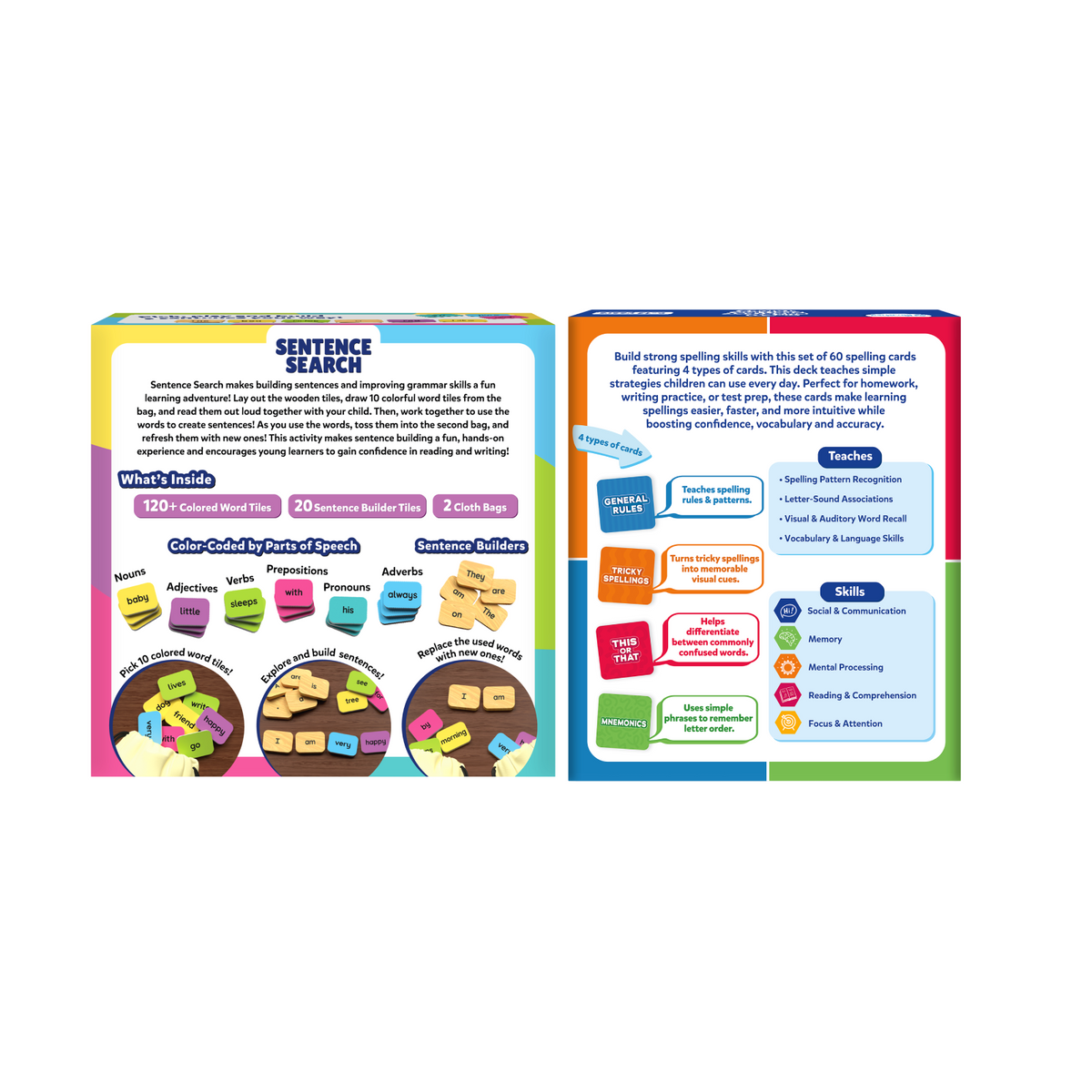 Skillmatics Spelling & Sentence Building Bundle (ages 5-12)