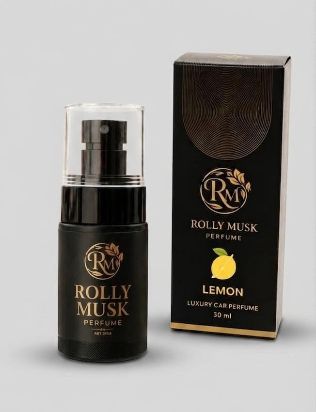 RAMSAN GRolly LEMON PERFUME Luxury Car Perfume | Long Lasting Premium Car Air Freshener | 30 ml Perfume