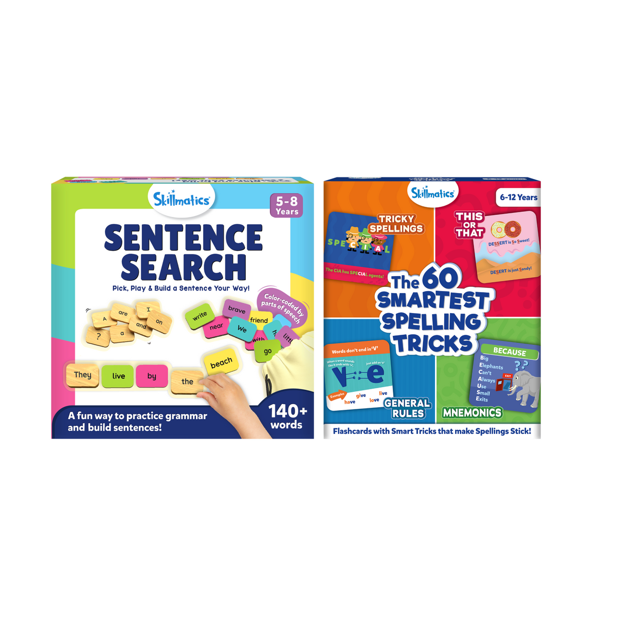 Skillmatics Spelling & Sentence Building Bundle (ages 5-12)