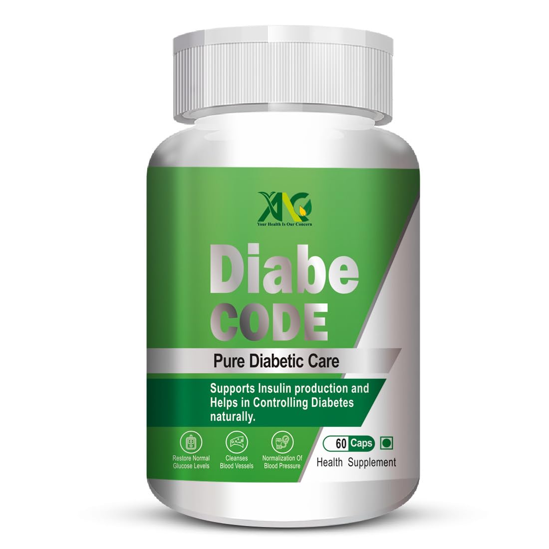 ANC DiabeCode 750mg (60 Capsules) Support Endocrine Health & Diabetes Control Insulin Resistance | Supports Healthy Energy | Normalize Blood Sugar (DiabeCode)