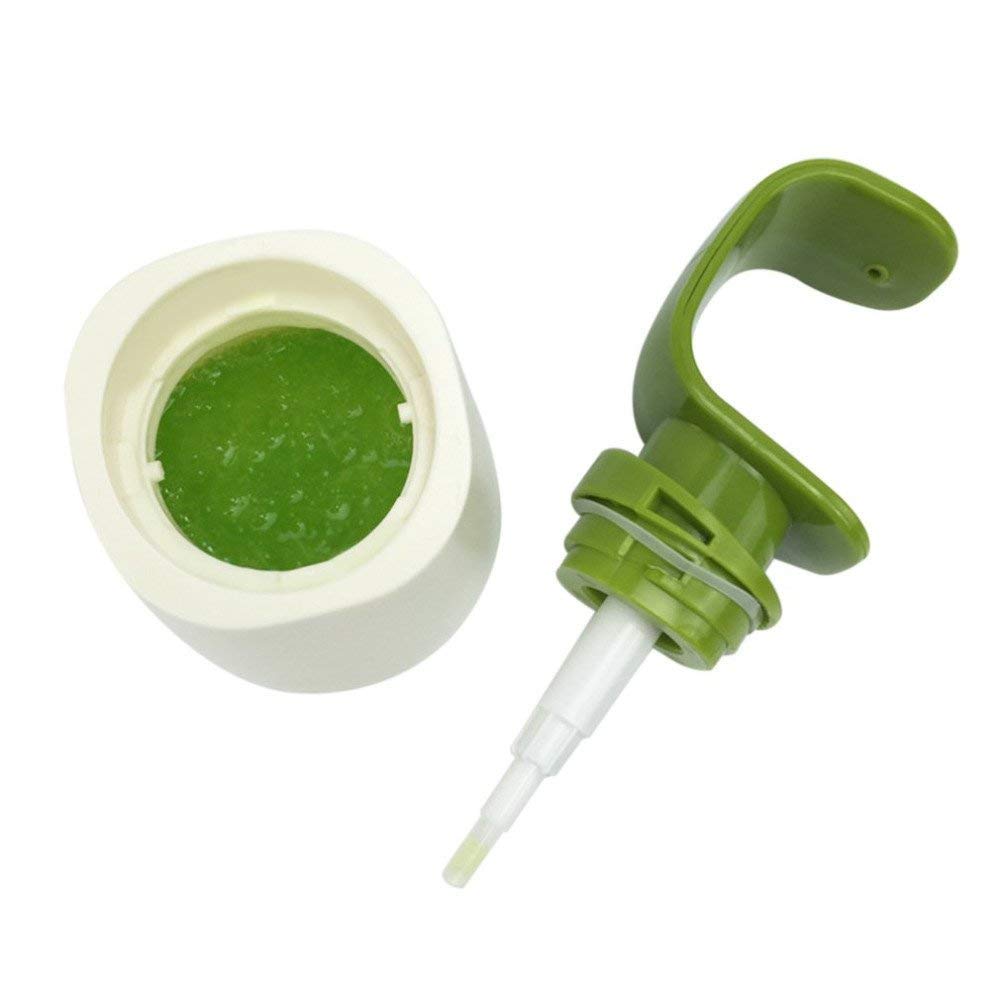 VDHJA� Plastic C Shape Soap Sanitizer Liquid Shampoo and Hand wash Dispenser (Green)(c Shape)
