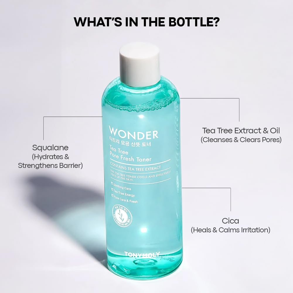 TONYMOLY Wonder Tea Tree Pore Fresh Toner, 1 Count