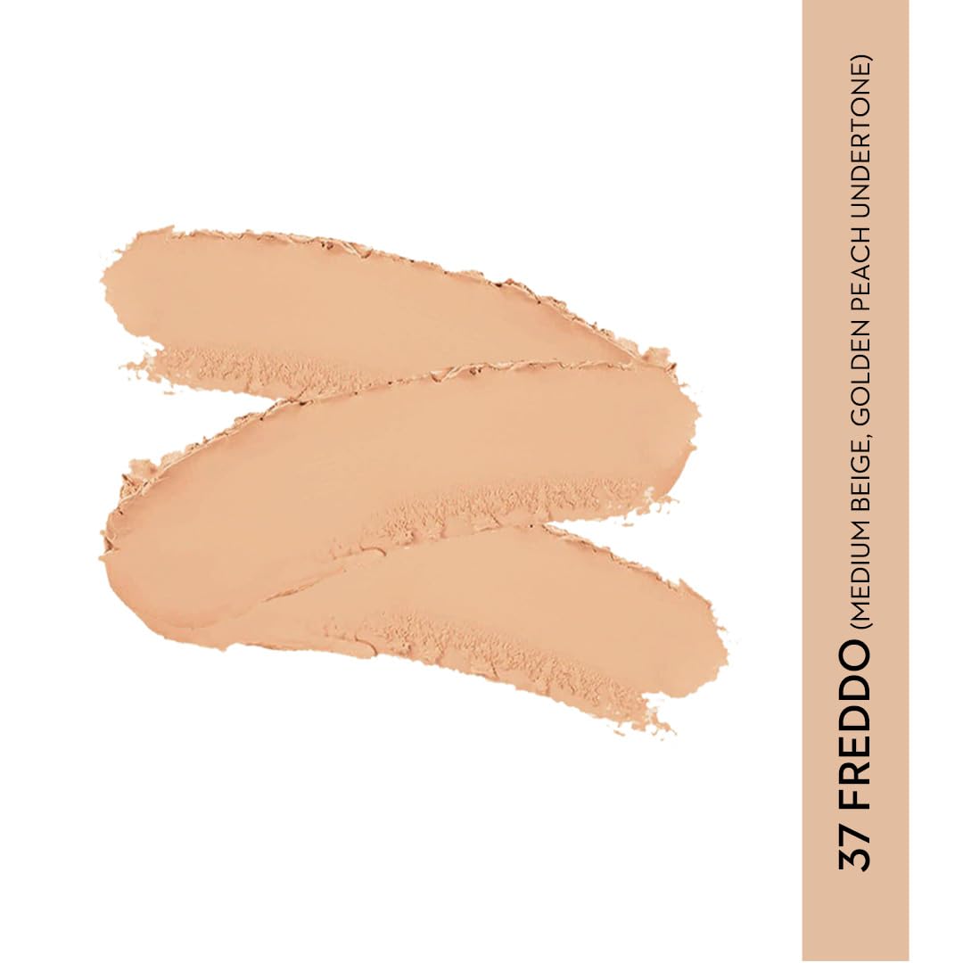 SUGAR Cosmetics Ace Of Face Foundation Stick with In-Built Brush | Full Coverage Cream Foundation for Indian Skin | Matte Finish | Lasts 24 Hours | 12gm - 37 Freddo