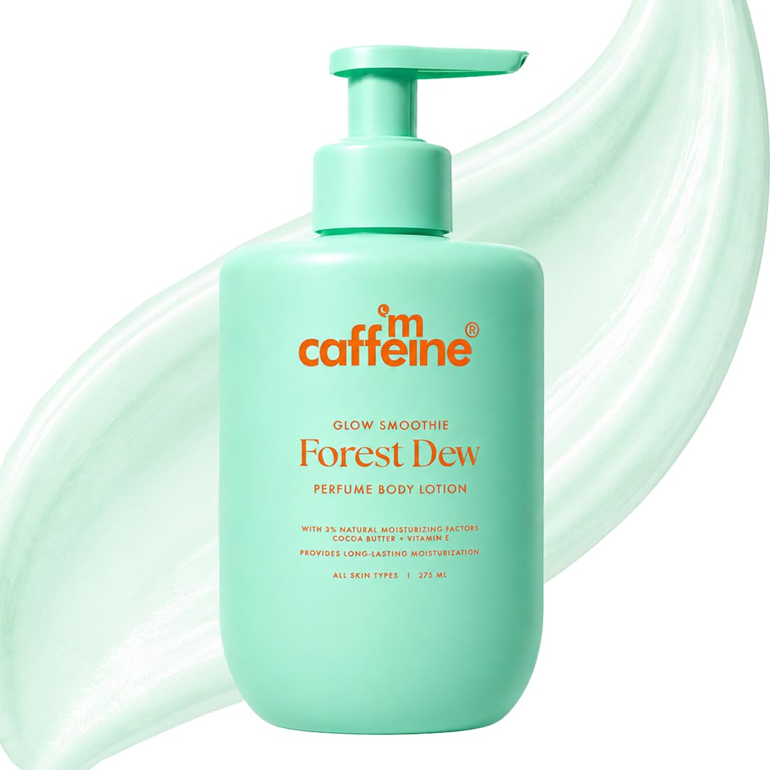 mCaffeine 3% NMF Serum Moisturizing Perfume Body Lotion| Forest Dew | 72 Hr Long Lasting Moisturization for Dry Skin| Lightweight & Non-Sticky | Daily Use for M