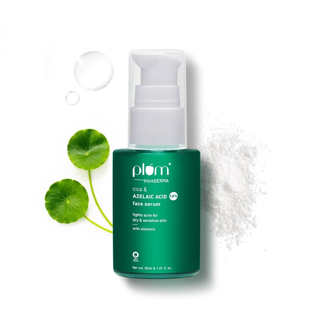 Plum - 10% Azelaic Acid & Cica Face Serum | Fights Acne (30mL)