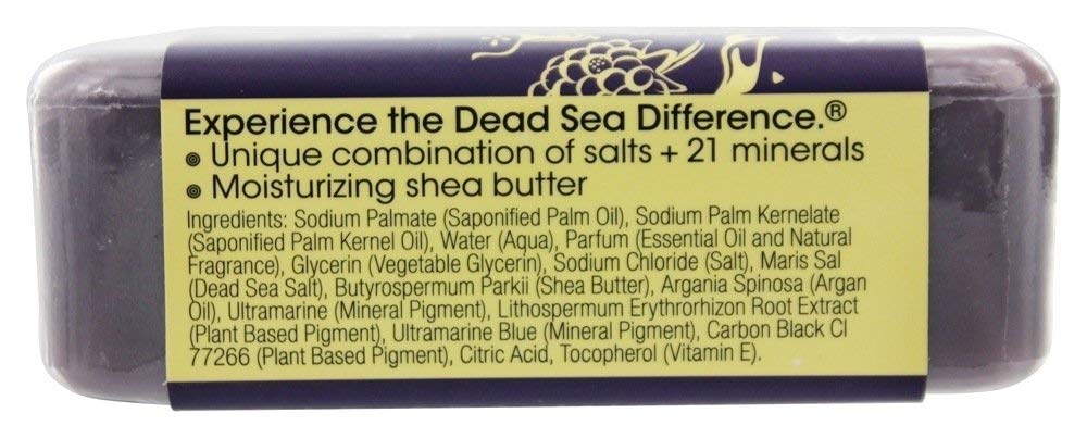 One With Nature Blackberry Pear Dead Sea Mineral Soap, 7 Ounce Bar