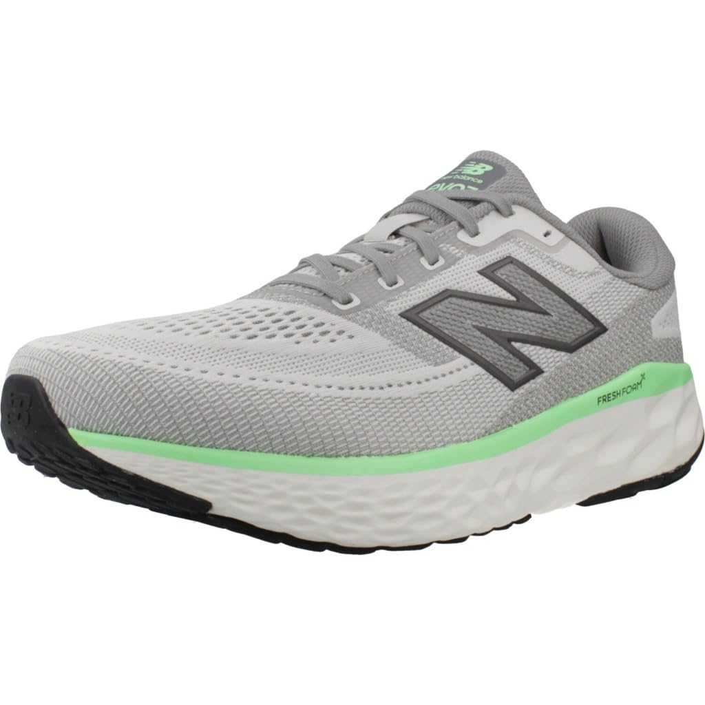 New Balance Men's Fresh Foam X Evoz V4 11 UK (Wide) Grey Matter/Slate Grey/Electric Jade