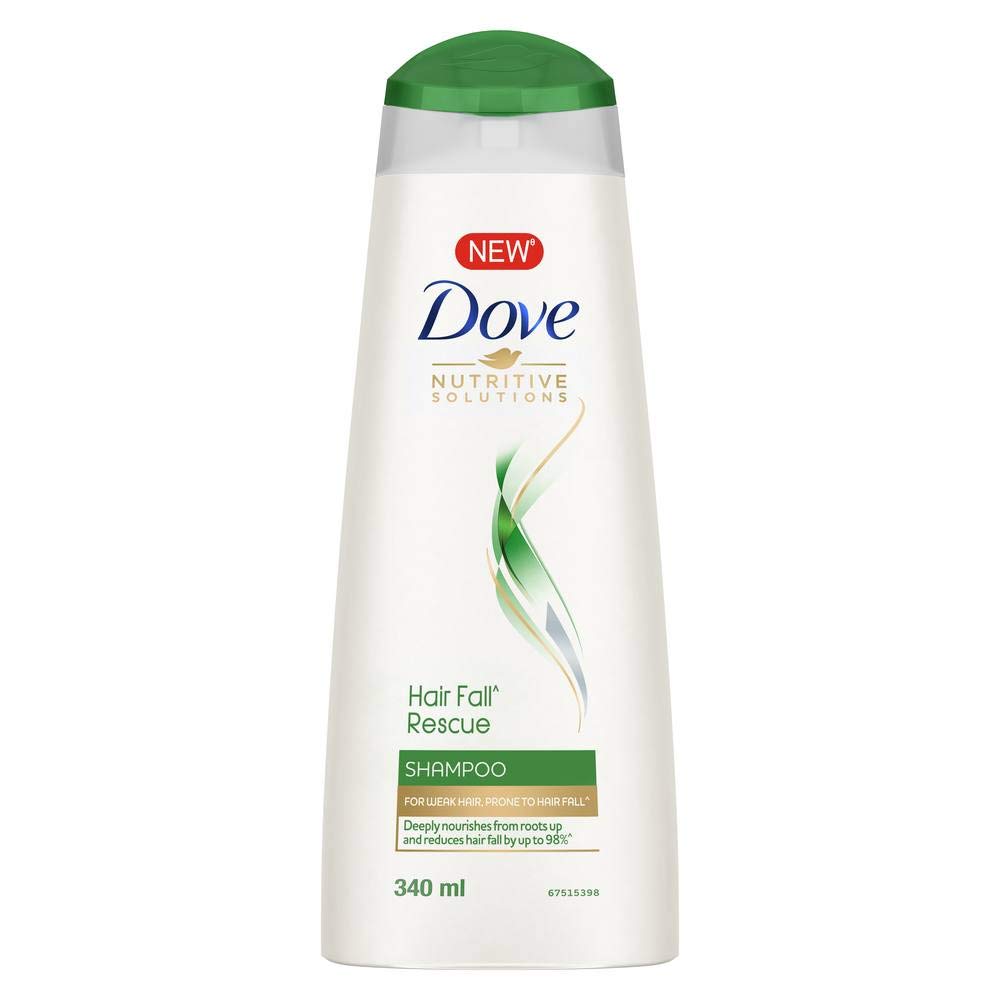 Pears Soft and Fresh Bathing Bar, 125g (Buy 3 Get 1 Free) And Dove Hair Fall Rescue Shampoo, 340ml