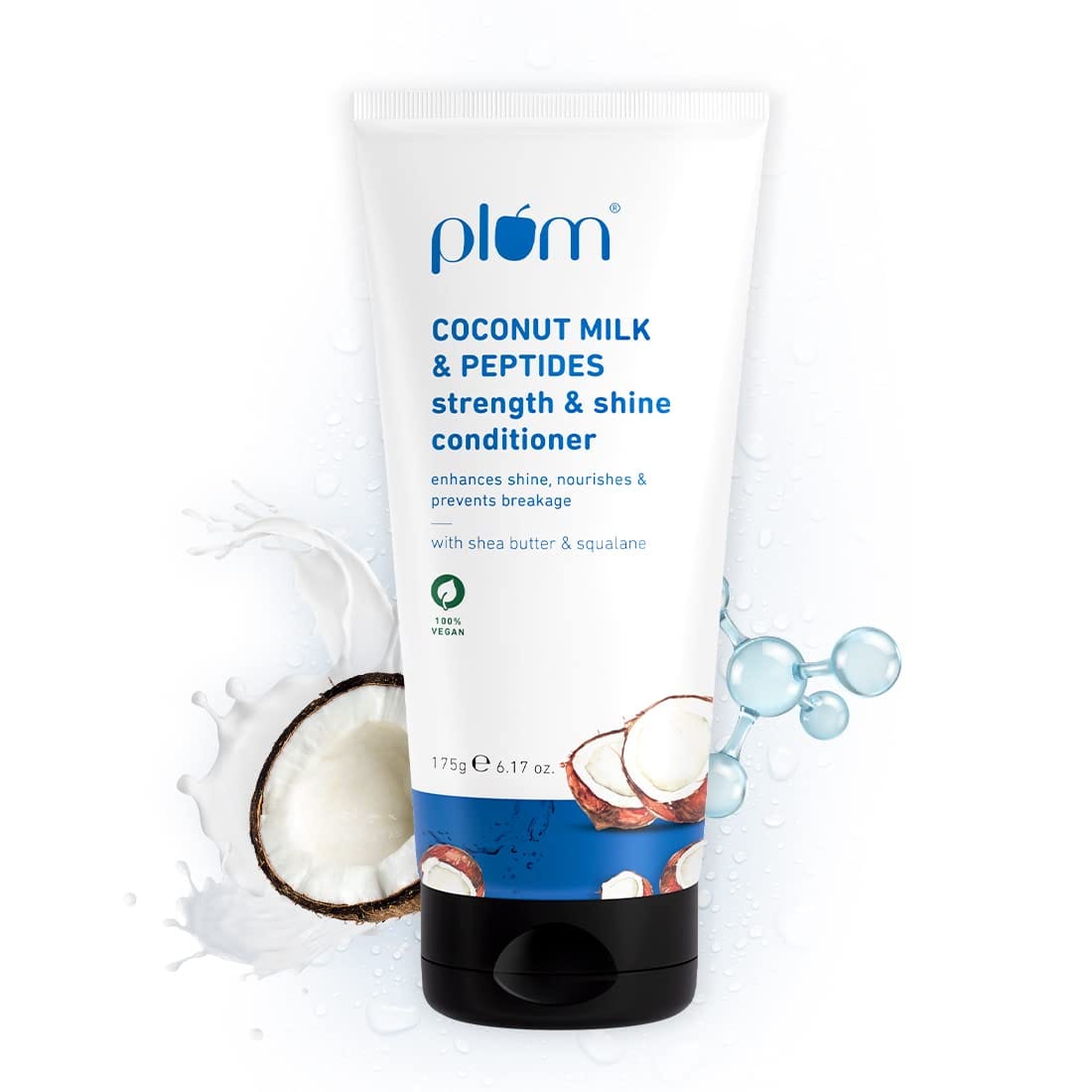 Plum - Coconut Milk & Peptides Strength & Shine Conditioner (175g)