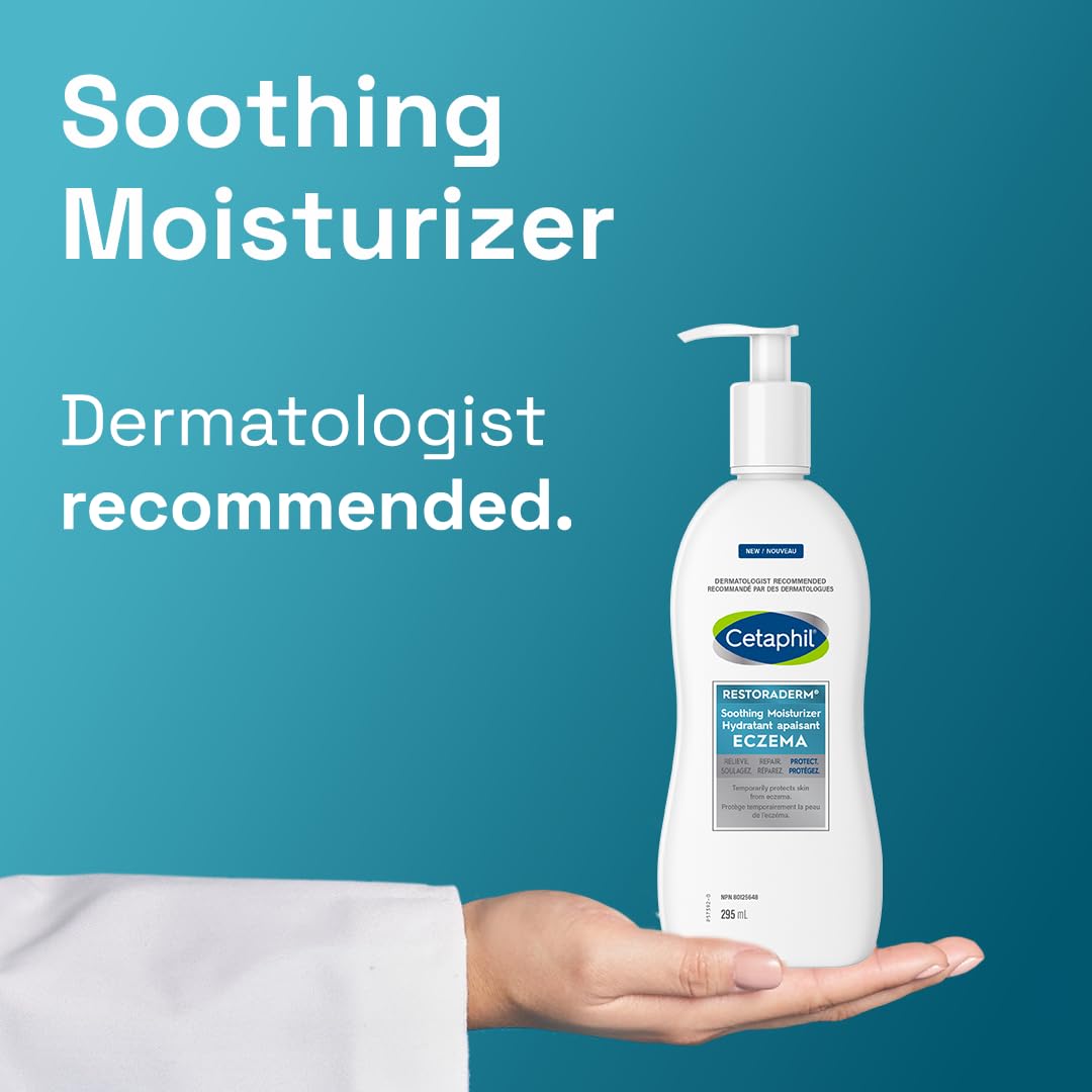 Cetaphil Restoraderm Skin Restoring Moisturizer, 10-Fluid Ounces 10 Ounce (Pack of 1)