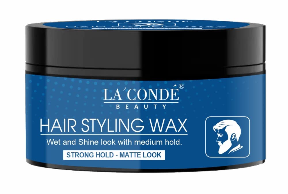 La'Conde Beauty Mattle Look Hair Wax with 24hrs Hold in Normal Hair Pack of 1 of 50 Grams