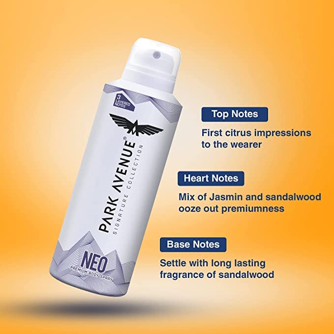 Park Avenue Neo Discover & Voyage Premium Body Spray For Men & Women,150ml (Pack of 3)