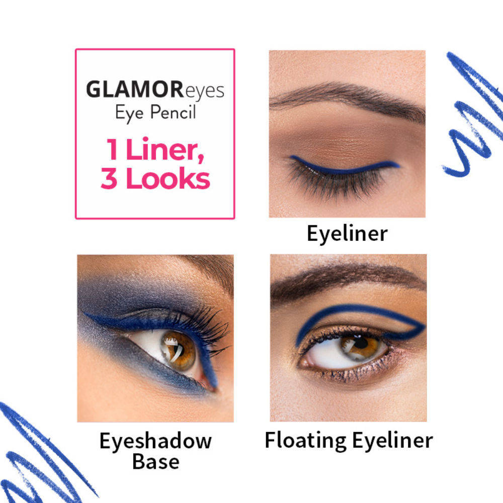 Nykaa Glamoreyes Waterproof & Smudgeproof Shimmer Eye Pencil