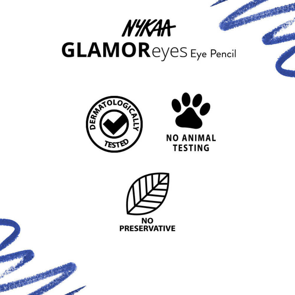 Nykaa Glamoreyes Waterproof & Smudgeproof Shimmer Eye Pencil