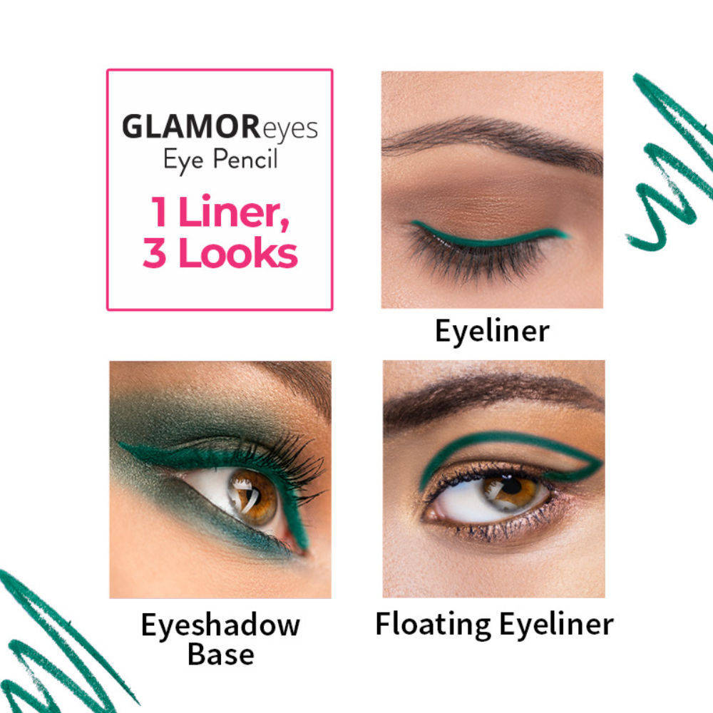 Nykaa Glamoreyes Waterproof & Smudgeproof Shimmer Eye Pencil
