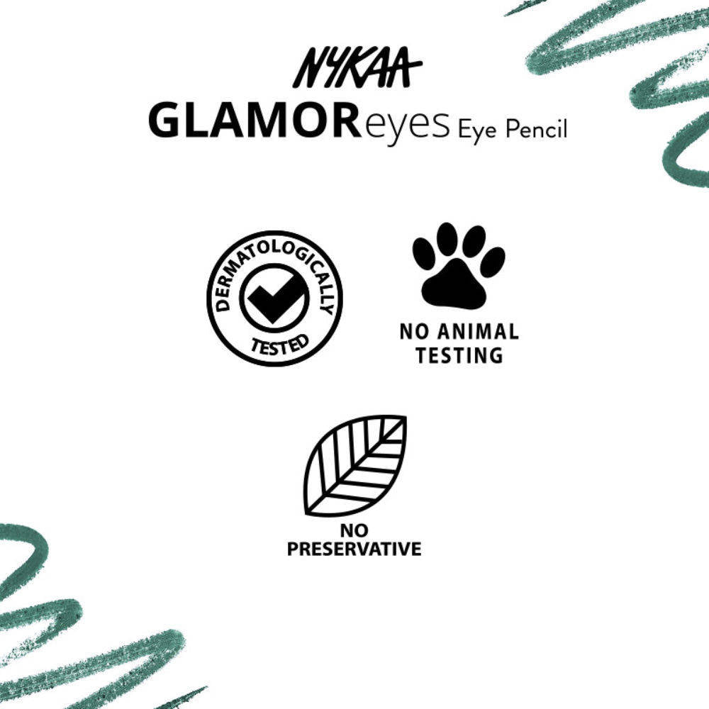 Nykaa Glamoreyes Waterproof & Smudgeproof Shimmer Eye Pencil