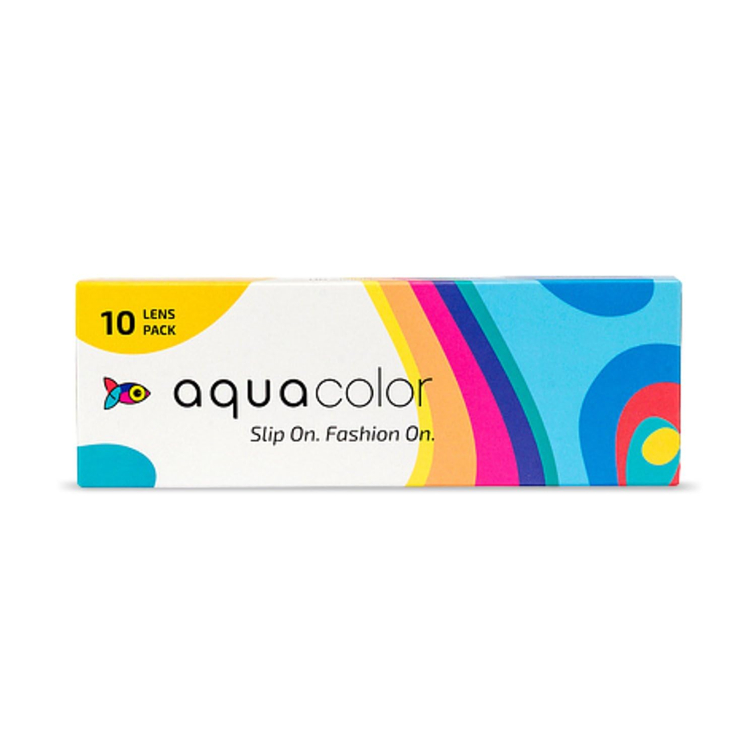 Aquacolor Daily Disposable Color Contact Lenses, Pack of 10 (STORMY GREY)
