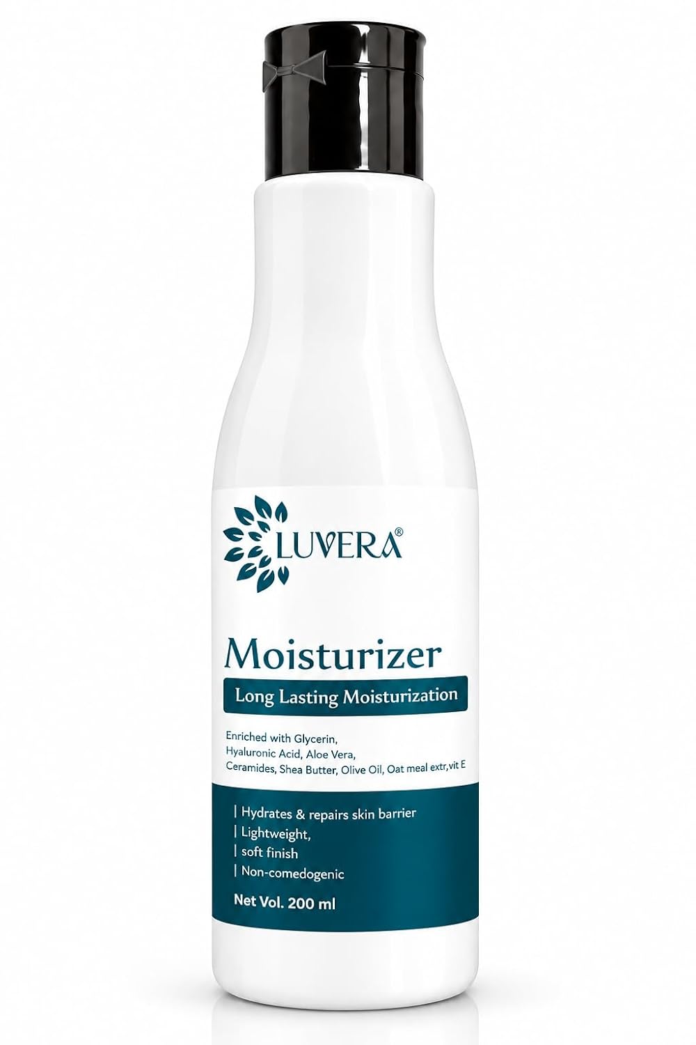LUVERA Moisturizer, Long Lasting Hydration, with Hyaluronic Acid, Ceramide Complex, Shea Butter, Aloe Vera Extract and Vitamin E