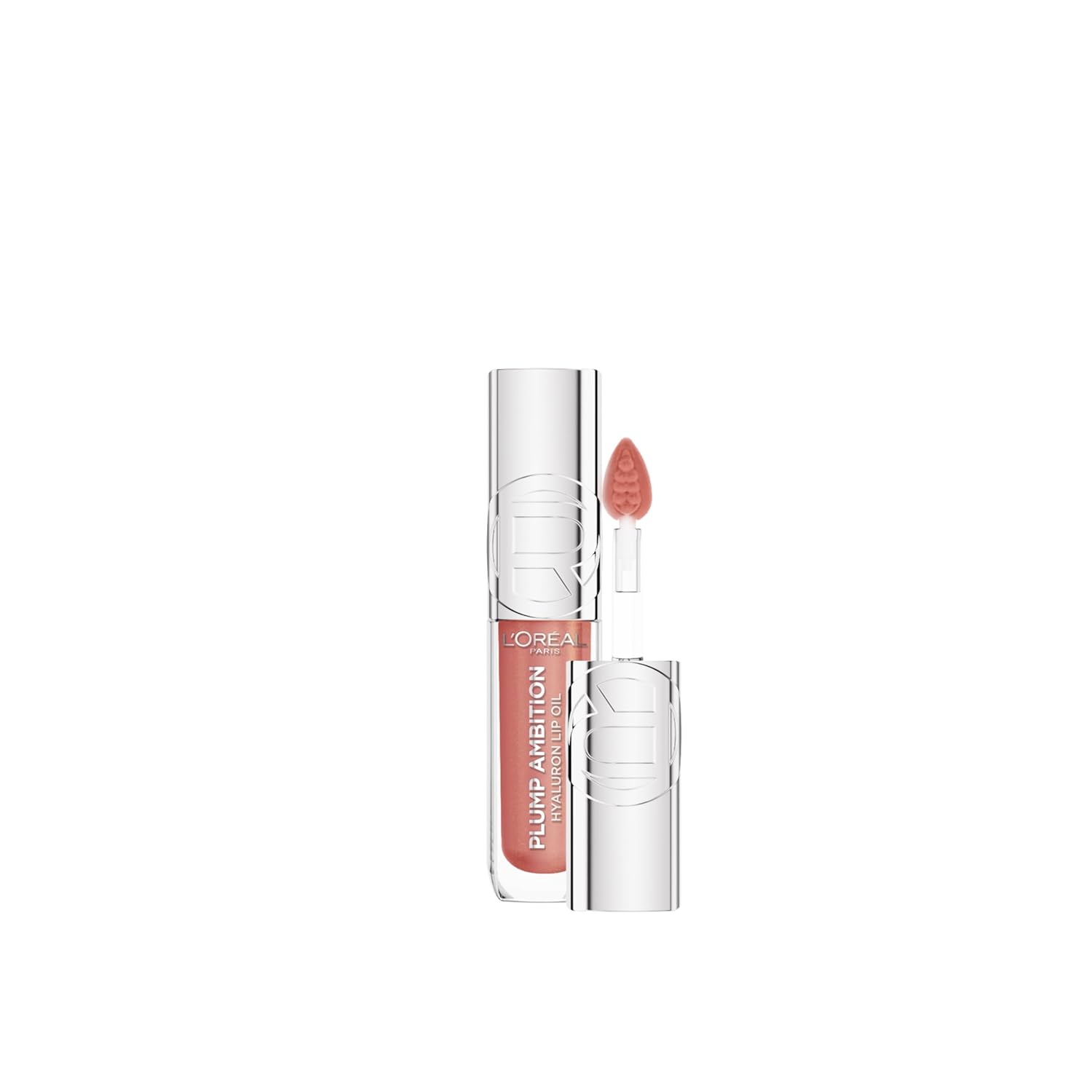 L’Oréal Paris Plump Ambition Hyaluron Lip Oil- 650 Nude Macaron- Plumping Lip Oil, 5 ml