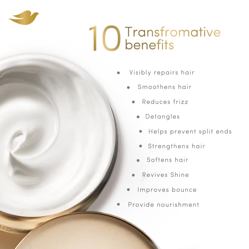 Dove Deep Repair Treatment Hair Mask For Damaged Hair With Bio Protein Care Sulphate & Paraben Free 300 ML