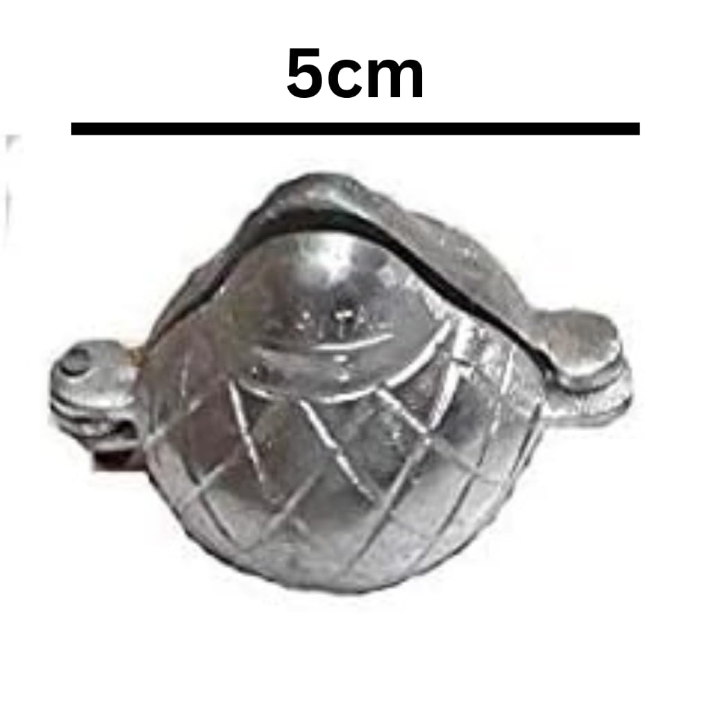 Sakoraware Aluminium Modak Maker Mould Mold Sacha Cutter | Gujiya Karanji Maker Machine | Dumpling Maker Kitchen Moulds for Holi | Ganesh Chaturthi | Diwali | F