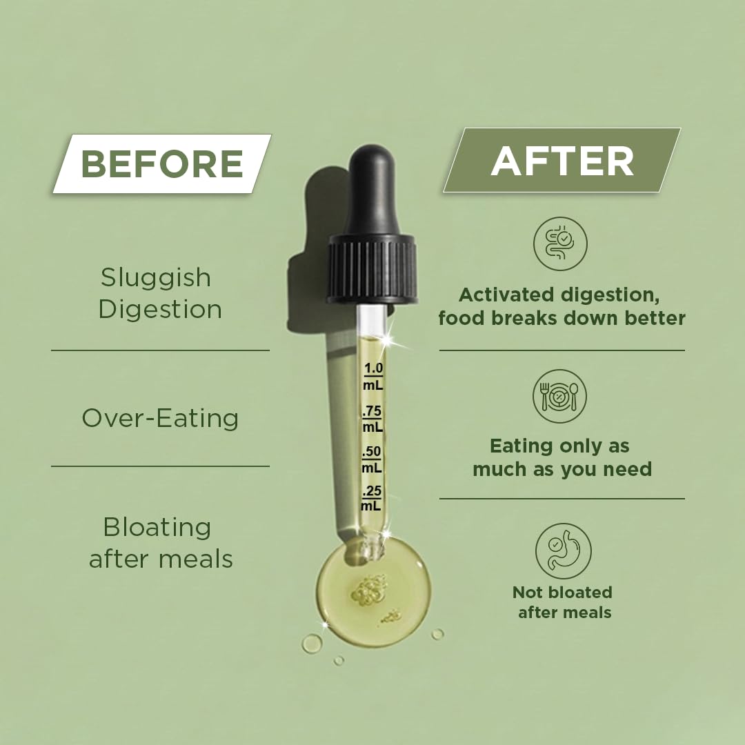 Arth Bitter Drops Weight Management Supplement - 15 Days Pack | Reduces Cravings Naturally | Improves Digestion & Bloating | With 14 Herbal Bitters, Karela, Dry