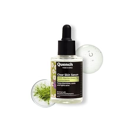 Quench - Clear Skin Serum With Matcha Green Tea, Niacinamide & Hyaluronic Acid (30ml)