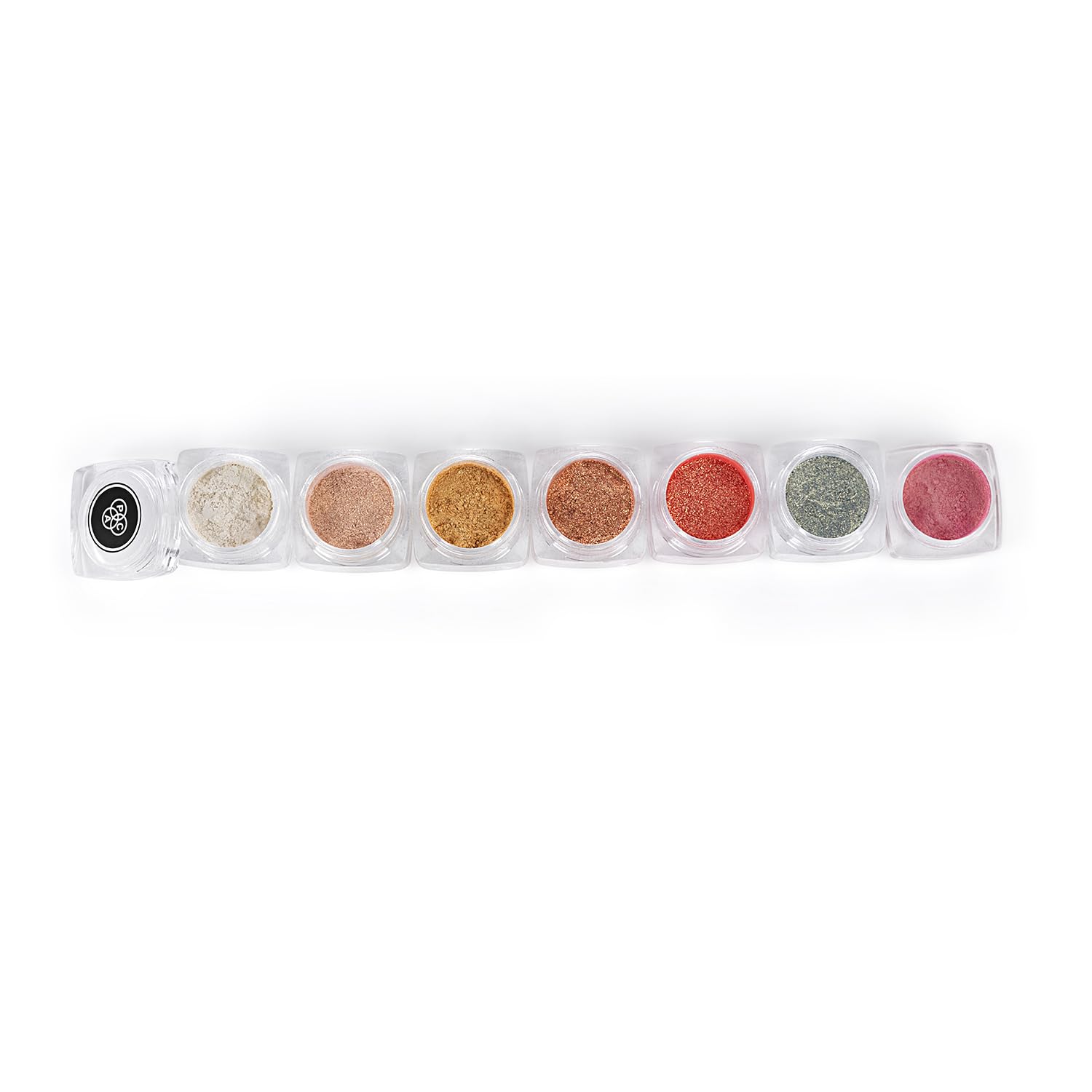 PAC Pigment Tower (7 in 1) | Glitter Eyeshadow Powder Palette | Eye Makeup | 7 Glittery Shades | Blendable & Long Lasting for All Skin Type | Shimmery & Metallic Finish - Multicolor (02)