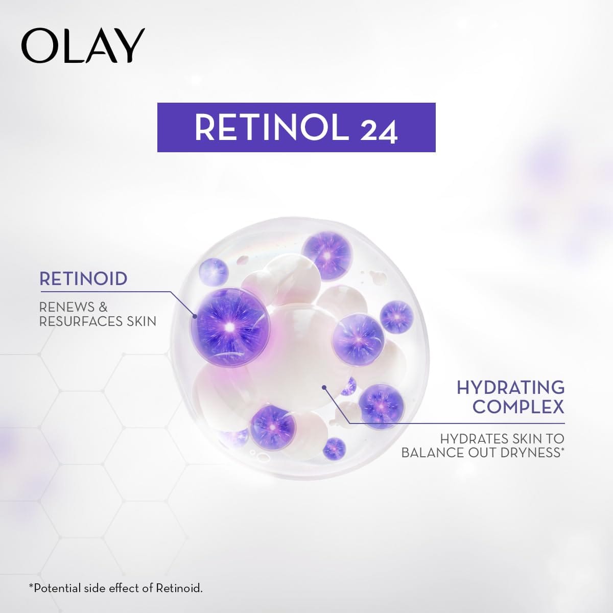 Olay - Regenerist Retinol 24 Night Moisturiser Cream (50g)