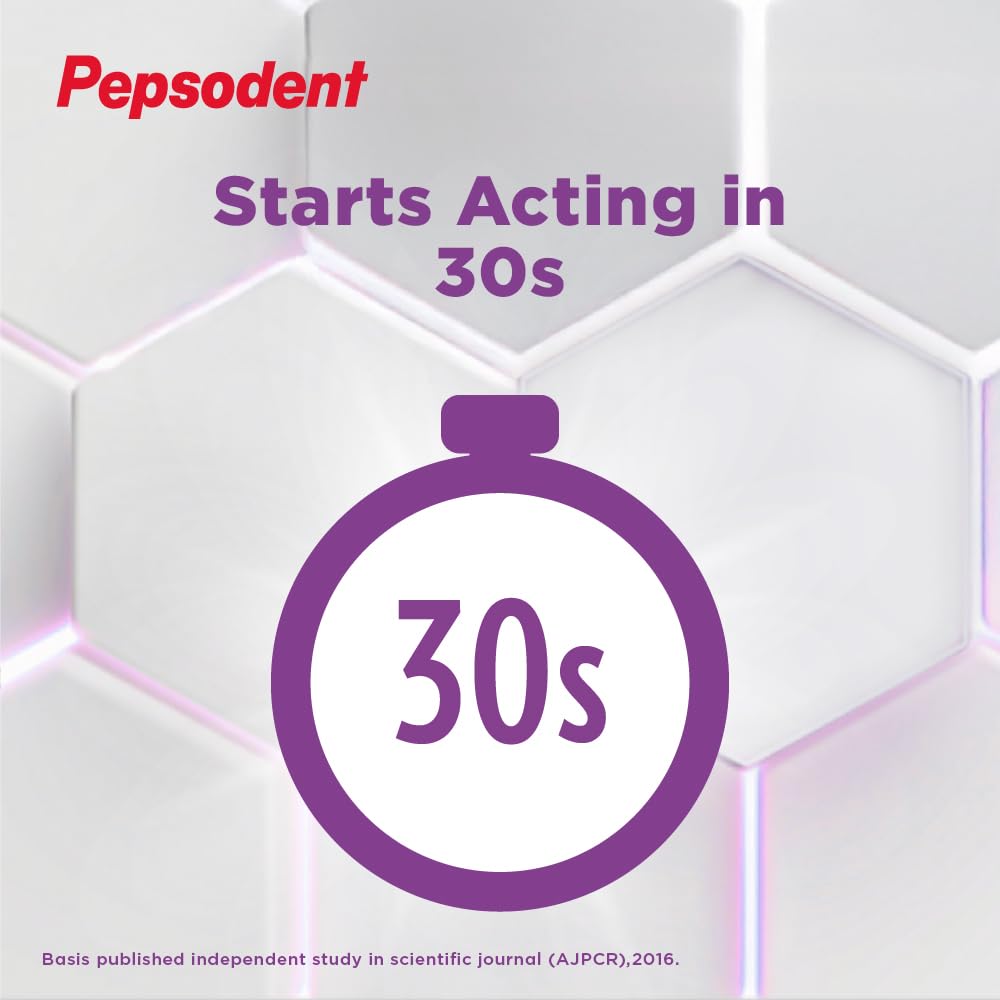 PEPSODENT SENSITIVE Care Toothpaste, Multipack, specially formulated with 5% Potassium Nitrate, Starts Acting in 30s,100% Vegetarian, Protects against Sensitivi