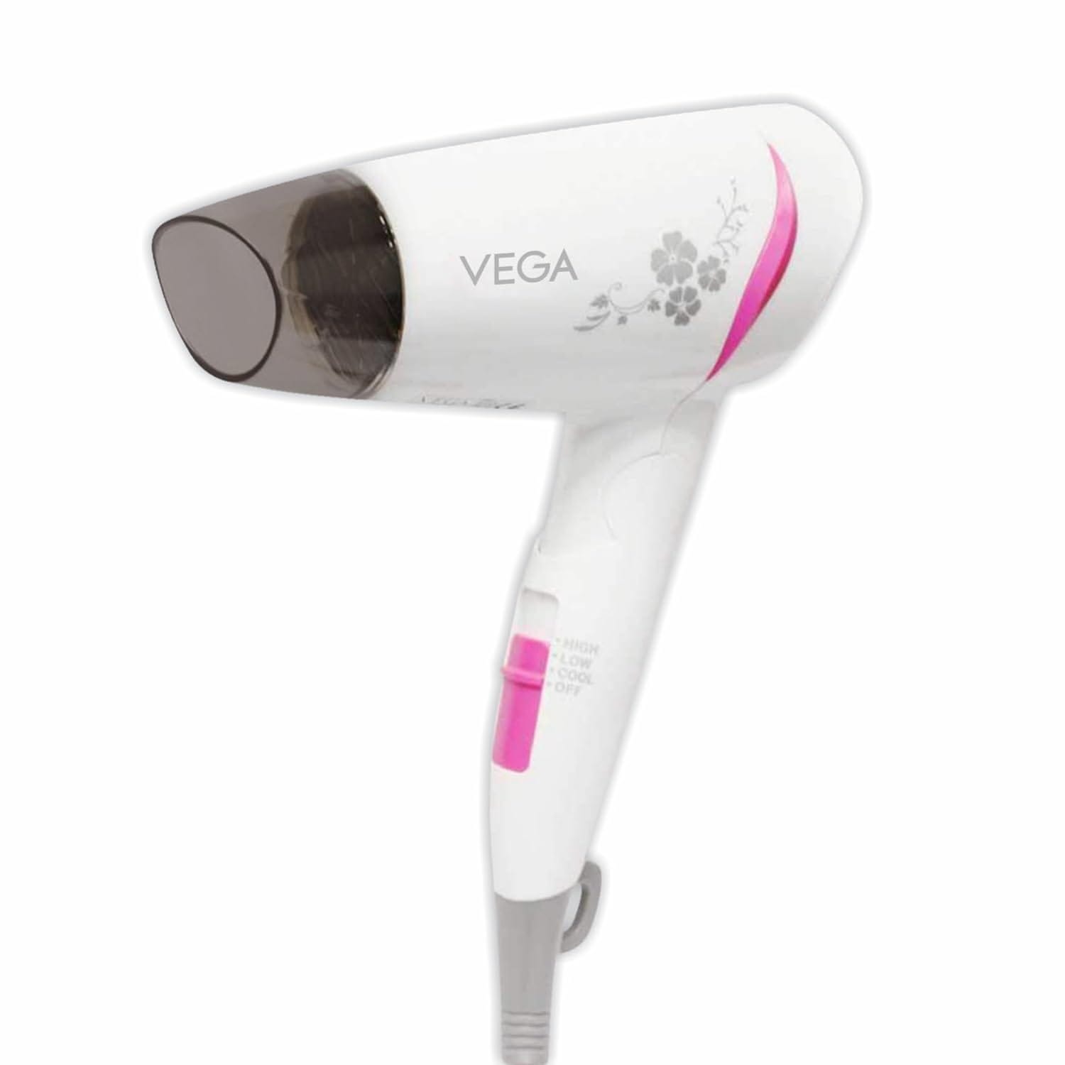 VEGA - 1200 Watts Go Style Foldable Hair Dryer With Heat & Cool Setting (VHDH-18)