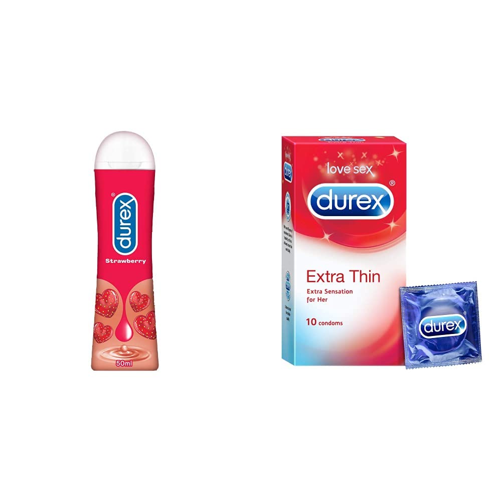 Durex Saucy Strawberry With Extra Thin (10s)