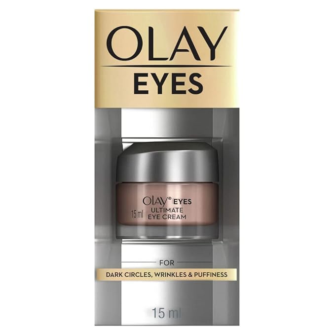 Olay eye cream | Reduces Dark Circle, Wrinkles and Puffiness | With Peptides and Niacinamide | Normal, Oily, Dry & Combination Skin l Paraben & Sulphate free |