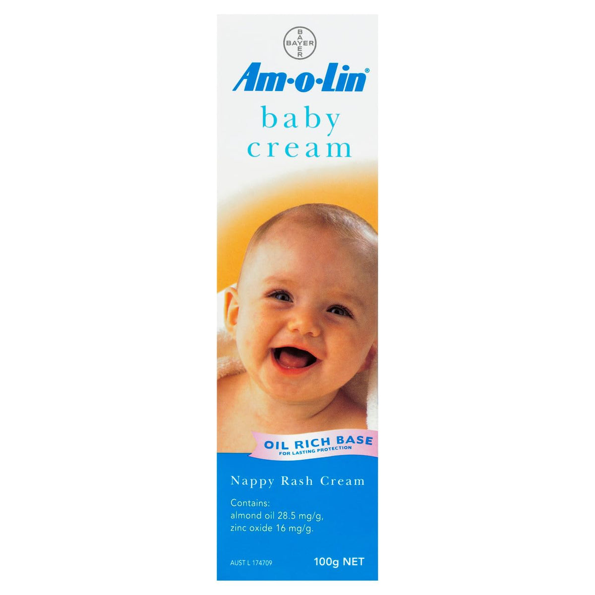 Am-o-Lin Nappy Rash Cream 100g