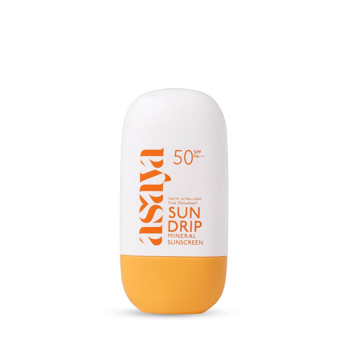 Asaya Sundrip Mineral Sunscreen I Lightweight | for Face I All skin types & Sensitive Skin & Pregnancy Safe Sunscreen I Zinc Oxide, Cica & Anti-Pollution Comple