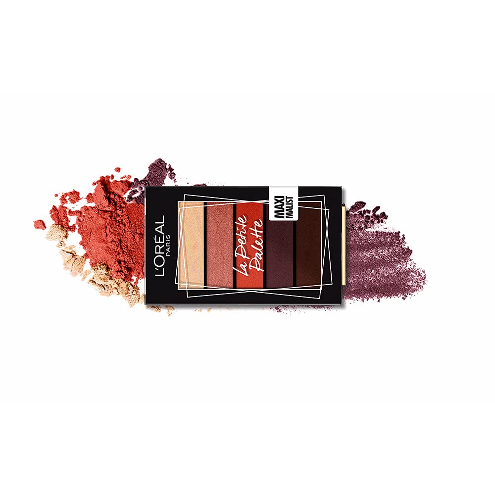 L'Oréal Paris Eyeshadow Palette, Mini-Sized, High Pigmentation, Highly Blendable Shades, La Petite, Maximalist